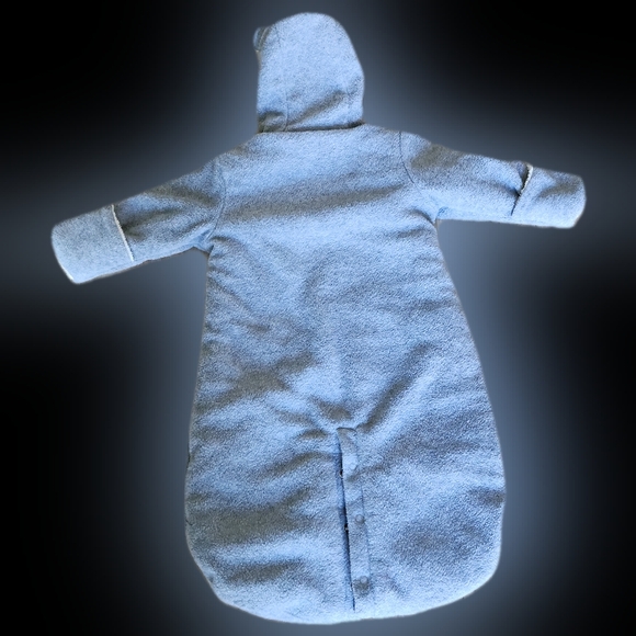 #KI30 Baby Gap Cozy Infant Sleeper Blanket With Hood - Picture 3 of 10